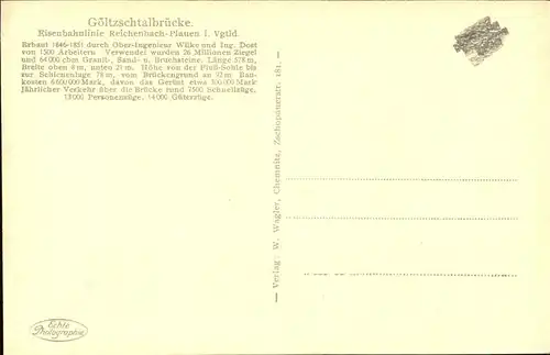 AK / Ansichtskarte Goeltzschtalbruecke 