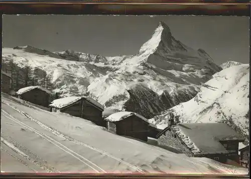 AK / Ansichtskarte Zermatt VS Tufternalp mit Matterhorn Kat. Zermatt