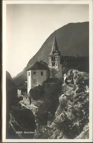 AK / Ansichtskarte Stalden VS Kirche Kat. Stalden VS