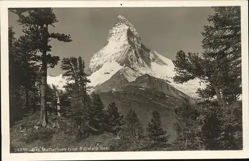AK / Ansichtskarte Zermatt VS Matterhorn Riffelalp Kat. Zermatt