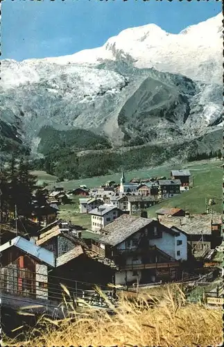 AK / Ansichtskarte Saas Fee Feegletscher Alphubel Kat. Saas Fee