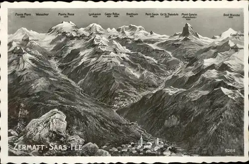 AK / Ansichtskarte Zermatt VS Saas Fee Kat. Zermatt