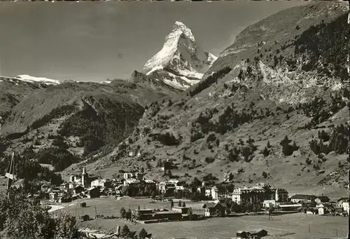 AK / Ansichtskarte Zermatt VS Matterhorn Kat. Zermatt