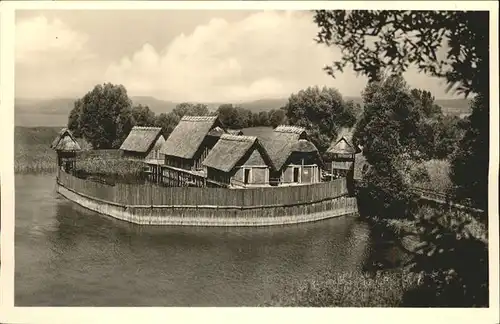 AK / Ansichtskarte Unteruhldingen Freilichtmuseum Pfahldorf der Steinzeit Kat. Uhldingen Muehlhofen