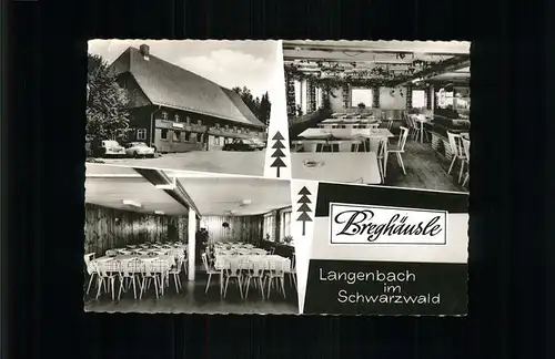 AK / Ansichtskarte Langenbach Schwarzwald Breghaeusle