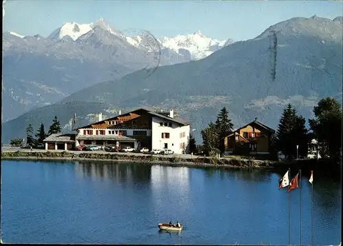 AK / Ansichtskarte Montana Vermala Le Lac Grenon Hotel du Lac et les Alpes Kat. Randogne