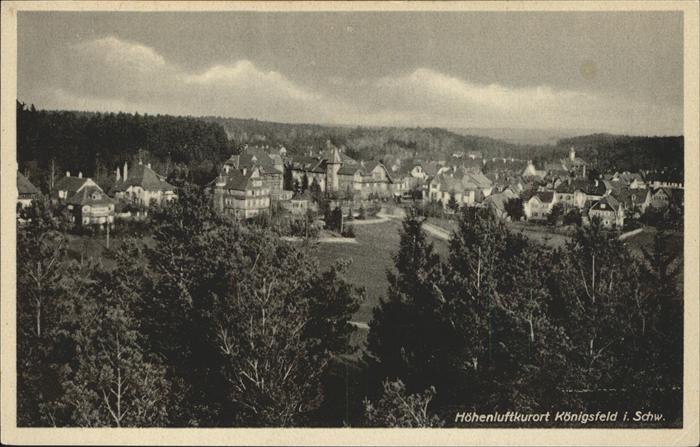 AK / Ansichtskarte Koenigsfeld Schwarzwald Kurort / Koenigsfeld Im ...