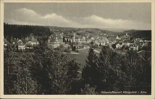 AK / Ansichtskarte Koenigsfeld Schwarzwald Kurort / Koenigsfeld im Schwarzwald /Schwarzwald-Baar-Kreis LKR