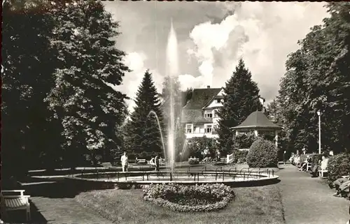 AK / Ansichtskarte Koenigsfeld Schwarzwald Springbrunnen / Koenigsfeld im Schwarzwald /Schwarzwald-Baar-Kreis LKR