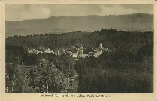 AK / Ansichtskarte Koenigsfeld Schwarzwald Schwarzwald / Koenigsfeld im Schwarzwald /Schwarzwald-Baar-Kreis LKR