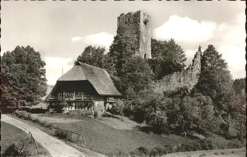 AK / Ansichtskarte Koenigsfeld Schwarzwald Ruine Waldau / Koenigsfeld im Schwarzwald /Schwarzwald-Baar-Kreis LKR