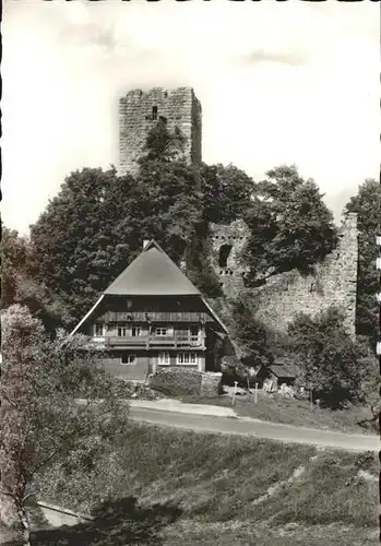 AK / Ansichtskarte Koenigsfeld Schwarzwald Ruine Waldau / Koenigsfeld im Schwarzwald /Schwarzwald-Baar-Kreis LKR