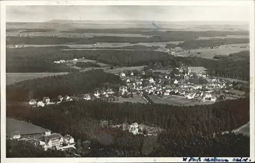 AK / Ansichtskarte Koenigsfeld Schwarzwald Flugaufnahme / Koenigsfeld im Schwarzwald /Schwarzwald-Baar-Kreis LKR