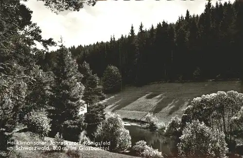 AK / Ansichtskarte Koenigsfeld Schwarzwald Glasbachtal / Koenigsfeld im Schwarzwald /Schwarzwald-Baar-Kreis LKR