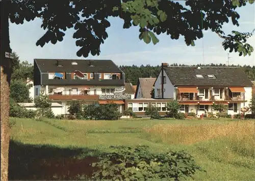 AK / Ansichtskarte Koenigsfeld Schwarzwald Hotel Kurpension Gebauer Trumpf / Koenigsfeld im Schwarzwald /Schwarzwald-Baar-Kreis LKR