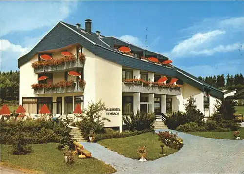 AK / Ansichtskarte Koenigsfeld Schwarzwald Waldhotel Hembach / Koenigsfeld im Schwarzwald /Schwarzwald-Baar-Kreis LKR