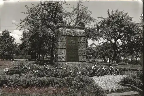 AK / Ansichtskarte Erdmannsweiler Denkmal Kat. Koenigsfeld im Schwarzwald