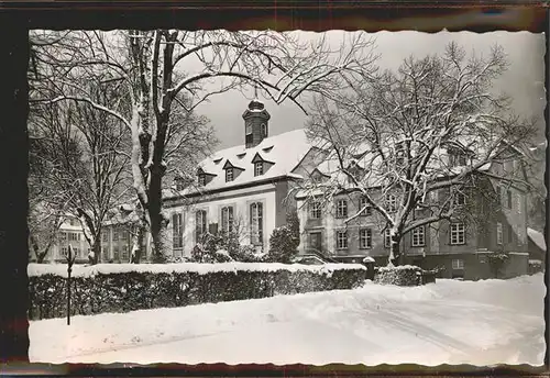 AK / Ansichtskarte Koenigsfeld Schwarzwald Kirche Winter / Koenigsfeld im Schwarzwald /Schwarzwald-Baar-Kreis LKR