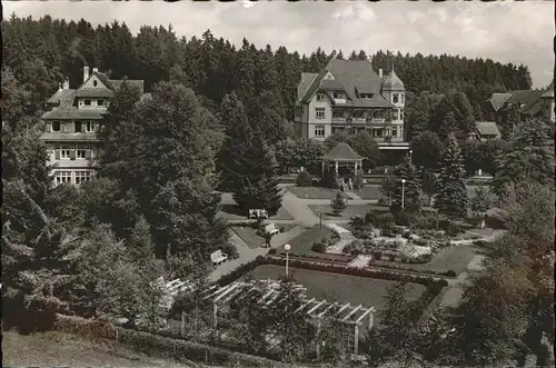 AK / Ansichtskarte Koenigsfeld Schwarzwald Kurpark / Koenigsfeld im Schwarzwald /Schwarzwald-Baar-Kreis LKR