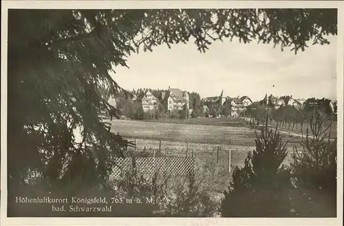 AK / Ansichtskarte Koenigsfeld Schwarzwald Schwarzwald / Koenigsfeld im Schwarzwald /Schwarzwald-Baar-Kreis LKR