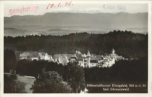 AK / Ansichtskarte Koenigsfeld Schwarzwald Schwarzwald / Koenigsfeld im Schwarzwald /Schwarzwald-Baar-Kreis LKR