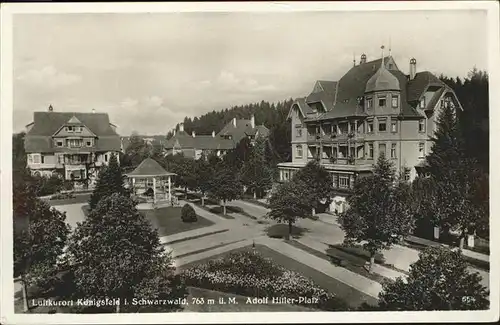 AK / Ansichtskarte Koenigsfeld Schwarzwald A. H. Platz / Koenigsfeld im Schwarzwald /Schwarzwald-Baar-Kreis LKR