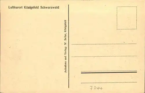 AK / Ansichtskarte Koenigsfeld Schwarzwald Bruecke / Koenigsfeld im Schwarzwald /Schwarzwald-Baar-Kreis LKR