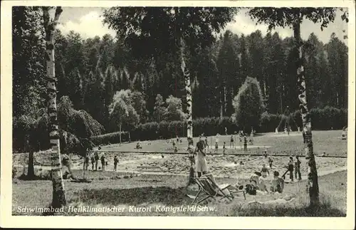 AK / Ansichtskarte Koenigsfeld Schwarzwald Schwimmbad  / Koenigsfeld im Schwarzwald /Schwarzwald-Baar-Kreis LKR