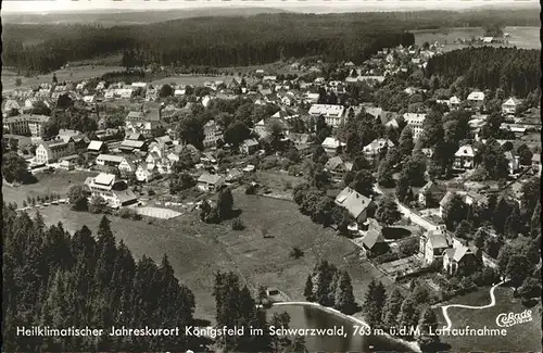 AK / Ansichtskarte Koenigsfeld Schwarzwald Flugaufnahme / Koenigsfeld im Schwarzwald /Schwarzwald-Baar-Kreis LKR