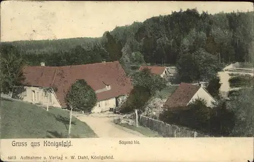 AK / Ansichtskarte Koenigsfeld Schwarzwald Saegemuehle / Koenigsfeld im Schwarzwald /Schwarzwald-Baar-Kreis LKR