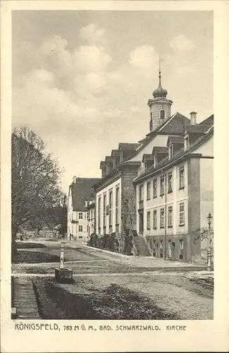 AK / Ansichtskarte Koenigsfeld Schwarzwald Kirche / Koenigsfeld im Schwarzwald /Schwarzwald-Baar-Kreis LKR