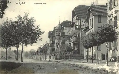 AK / Ansichtskarte Koenigsfeld Schwarzwald Friedrichstr. / Koenigsfeld im Schwarzwald /Schwarzwald-Baar-Kreis LKR