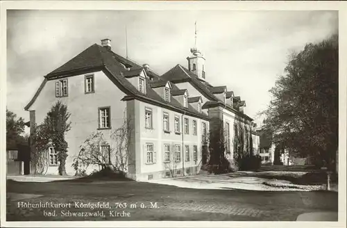 AK / Ansichtskarte Koenigsfeld Schwarzwald Kirche / Koenigsfeld im Schwarzwald /Schwarzwald-Baar-Kreis LKR