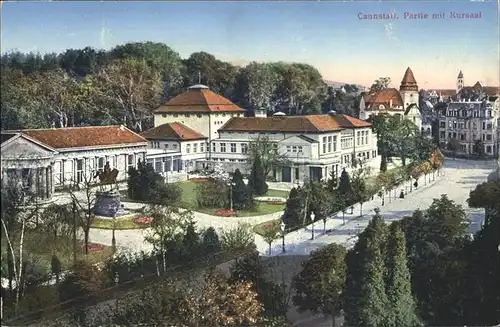 AK / Ansichtskarte Cannstatt Kuranlagen mit Kursaal Kat. Stuttgart