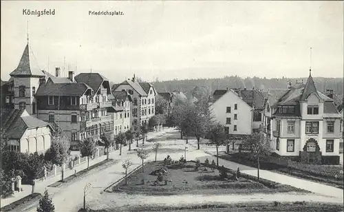 AK / Ansichtskarte Koenigsfeld Schwarzwald Friedrichsplatz Kat. Koenigsfeld im Schwarzwald