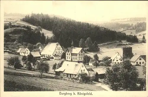 AK / Ansichtskarte Burgberg Koenigsfeld Teilansicht Kat. Koenigsfeld im Schwarzwald