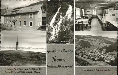 AK / Ansichtskarte Todtnau Schwarzwald Gasthaus Pension Thoma Feldberg Kat. Todtnau