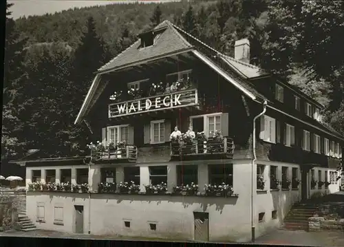 AK / Ansichtskarte Todtnau Schwarzwald Hotel Waldeck Kat. Todtnau