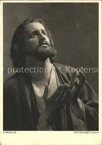 AK / Ansichtskarte Passionsspiele Oberammergau Christus Preisinger Anton Kat. Events