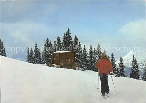 AK / Ansichtskarte Conters Praettigau Basler CVJM Ferienhaus Duranna / Conters Praettigau /Bz. Praettigau-Davos