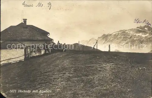 AK / Ansichtskarte Urnaesch AR Hochalp mit Alpstein / Urnaesch /Bz. Hinterland