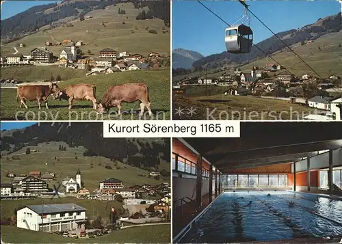 AK / Ansichtskarte Soerenberg LU Ortsansicht Gondelbahn Hallenbad / Soerenberg /Bz. Entlebuch