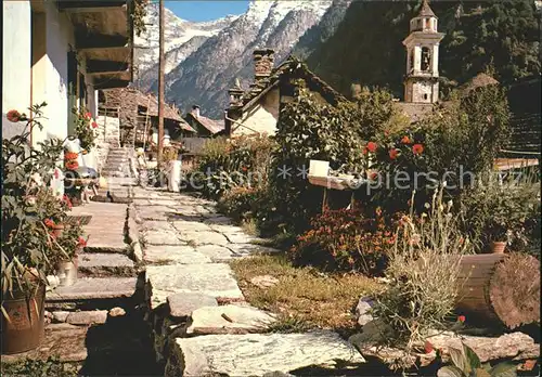 AK / Ansichtskarte Sonogno Motivo rustico Valle Verzasca / Sonogno /Bz. Locarno