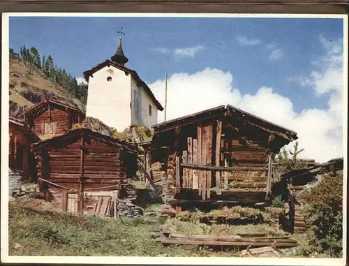 AK / Ansichtskarte Eisten Eisten im Loetschental Kat. Eisten