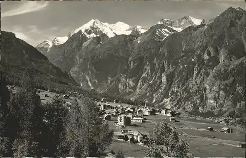 AK / Ansichtskarte Graechen VS Weisshorn Brunegghorn Bieshorn Barrhoerner Kat. Graechen