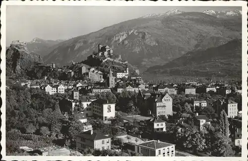 AK / Ansichtskarte kk08277 Sion VS  Kategorie. Sion Alte Ansichtskarten