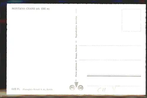 AK / Ansichtskarte Montana VS Montana Crans   Fliegeraufnahme Kat. Montana