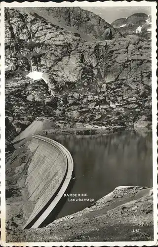 AK / Ansichtskarte Barberine Lac et barrage Kat. Le Chatelard