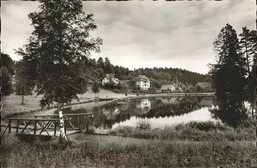 AK / Ansichtskarte Koenigsfeld Schwarzwald Saegeweiher / Koenigsfeld im Schwarzwald /Schwarzwald-Baar-Kreis LKR