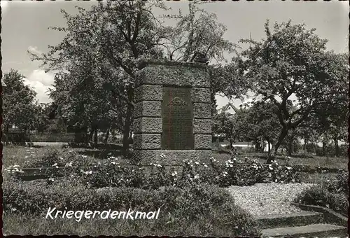 AK / Ansichtskarte Erdmannsweiler Kriegerdenkmal Kat. Koenigsfeld im Schwarzwald